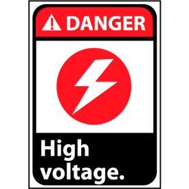 Danger Sign 14x10 Aluminum - High Voltage DGA10AB