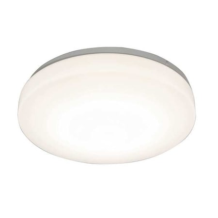 LED Flush Mount, 19 in D, White, Steel MPN:C2F19L5AJUDWH