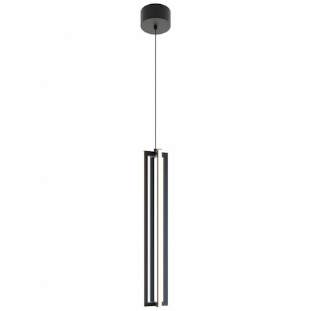 LEDPendant, 4 in D, Black, Aluminum MPN:CSSP24L30D1BK