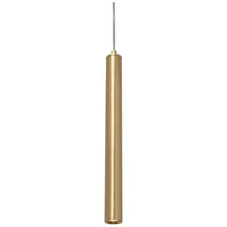 Pendant, 1 1/4 in D, Gold, Steel MPN:ELIP01L30UDSB
