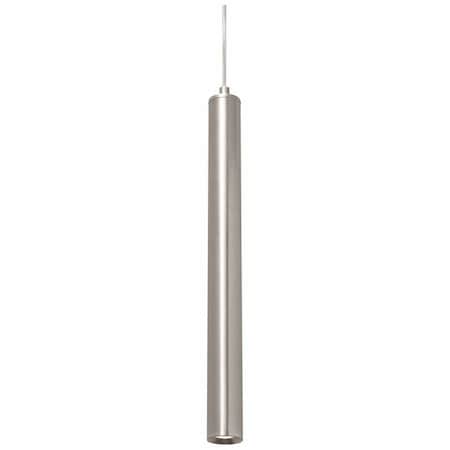 Pendant, 1 1/4 in D, Silver, Steel MPN:ELIP01L30UDSN