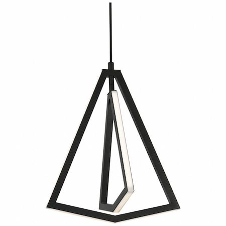 Pendant, 12 5/8 in D, Black, Aluminum MPN:GNAP15L30D1BK