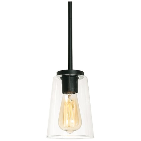 LightPendant, 5 in D, Black, Metal MPN:JNNP05MBBK