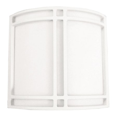 RadioWallSconce, White, Steel, 35/8inL MPN:RDS11101600L41WH