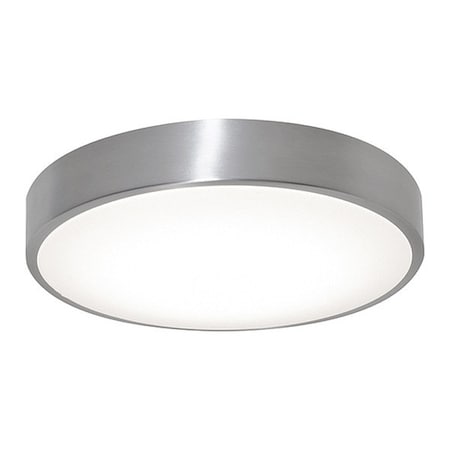 LEDFlushMount, 20inD, Silver, Aluminum MPN:OTVF1932LAJD1BA