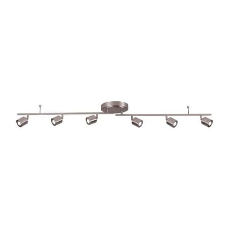Core 6 Light LED Fixed Rail, Nickel MPN:CRRF6450L30SN