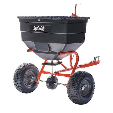 175 lbs Cap Broadcast Manual Tow Behind Spreader For Fertilizer, 10 to 12 ft Spread MPN:45-03297