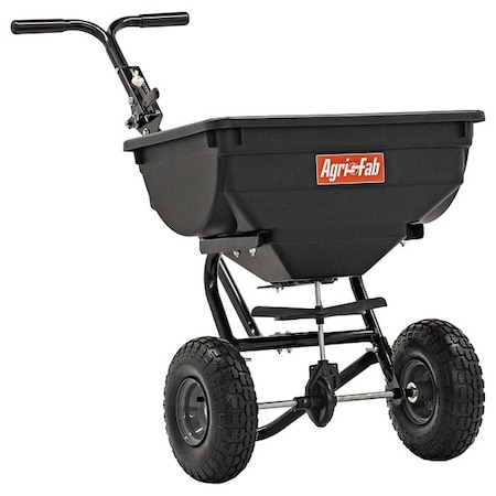 85 lbs Cap Broadcast Push Spreader For Fertilizer, Up to 4 ft Spread, Fixed T Handle MPN:45-0532