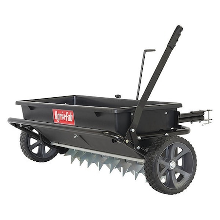 100 lbs Cap Regulated Drop Spreader For Garden & Lawn Mowers, Up to 4 ft Spread, Fixed T Handle MPN:45-0543