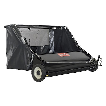Lawn Sweeper, 52 in Working Width, 25 cu ft Hopper Capacity, Nylon Hopper Material MPN:45-0546