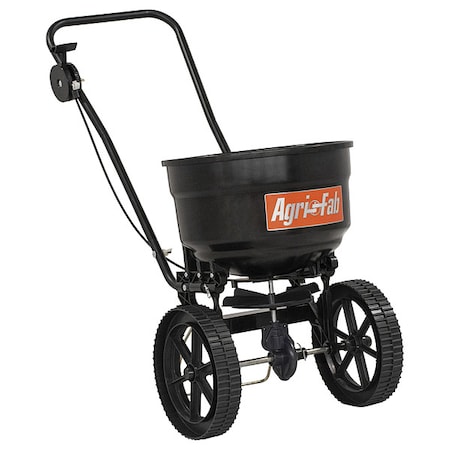 50 lbs Cap Broadcast Push Spreader For Fertilizer, Grass Seed & Ice Melt, 8 ft Spread, U-Bar Handle MPN:45-0566