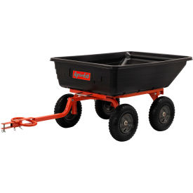 Agri-Fab® 4 Wheel Garden Wagon 10 Cu. Ft. Capacity Black/Orange 45-0594