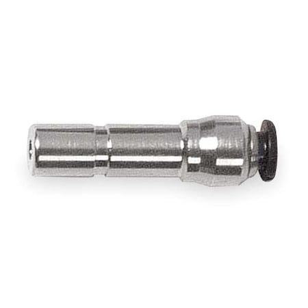 Push-Fit Adapter Fitting, Push-to-Connect x Push-to-Connect, 4 x 3mm Tube OD, Metal, 5 PK MPN:50700N-4-3-PK5