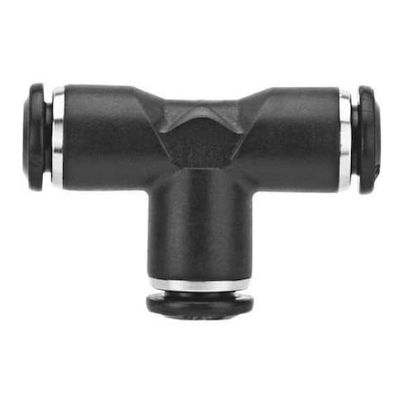 Push-Fit Tee Fitting, Push-to-Connect x Push-to-Connect x Push-to-Connect, 4mm Tube OD MPN:55230-4