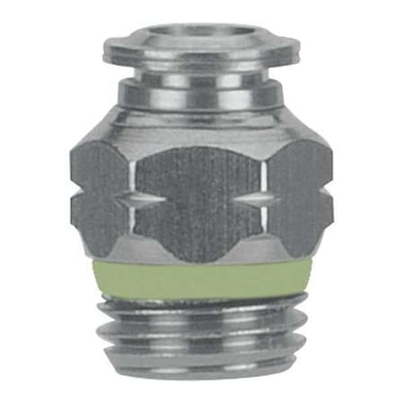 Push-Fit Adapter Fitting, Push-to-Connect x Universal, 8mm Tube OD, 1/4 in Pipe Size MPN:60020-8-1/4