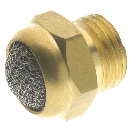 Silencer with Wire Mesh, SS 304 1/8 MPN:7020-1/8