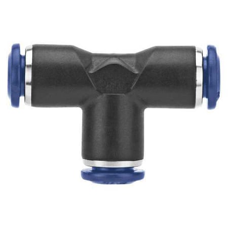 Push-Fit Tee Fitting, Push-to-Connect x Push-to-Connect x Push-to-Connect, 5/32 in Tube OD MPN:85230-53