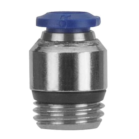 Push-Fit Fitting, Push-to-Connect x Universal, 1/8 in Tube OD, 5/16 in Pipe Size, Metal, 5 PK MPN:87010-02-32