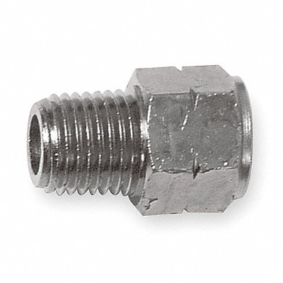 Adapter Nickel-Plated Brass 1/4 in MPN:82242N-04-04