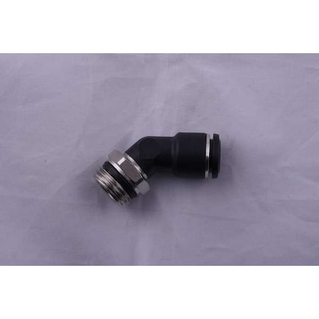 Push to Connect Fitting, Nylon, Black MPN:55170-10-1/4