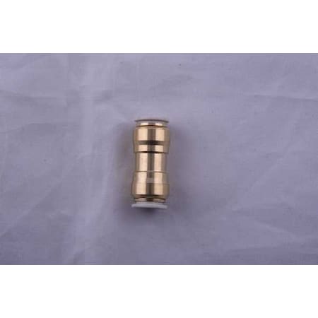 Push to Connect Fitting, Brass, Black MPN:59040-4