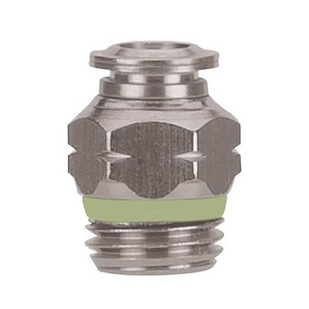 Push to Connect Fitting, Stainless Steel, Silver MPN:60005-10-1/4