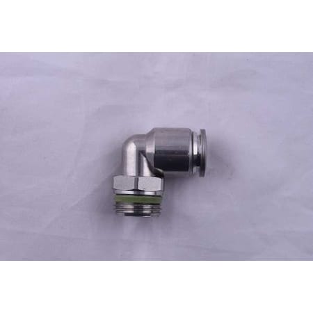 Push to Connect Fitting, Stainless Steel, Silver MPN:60111X-12-3/8