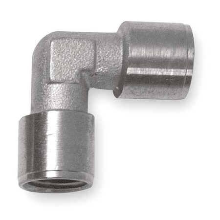 90 Degrees Elbow Nickel Plated Brass Female Elbow, 1/4 in Female NPT X 1/4 in Female NPT MPN:82510N-04