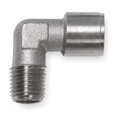 90 Degrees Elbow Nickel Plated Brass Street Elbow, 1/4 in Male NPT X 1/4 in Female NPT MPN:82520N-04