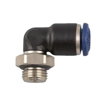 Push to Connect Fitting, Nylon, Black MPN:85110-05-02