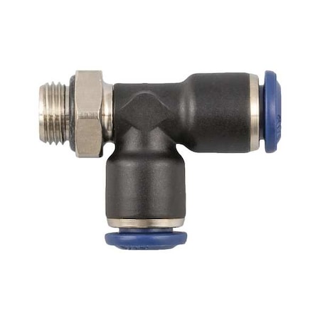 Push to Connect Fitting, Nylon, Black MPN:85222-05-04