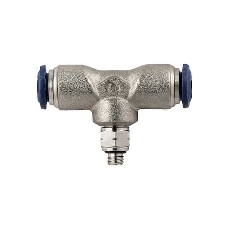 Push to Connect Fitting, Brass, Silver MPN:88215-53-32