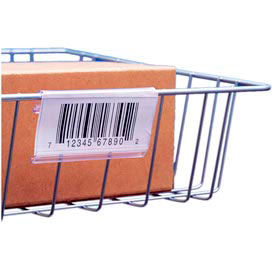 Label Holder Wire Basket/Display Clear 6