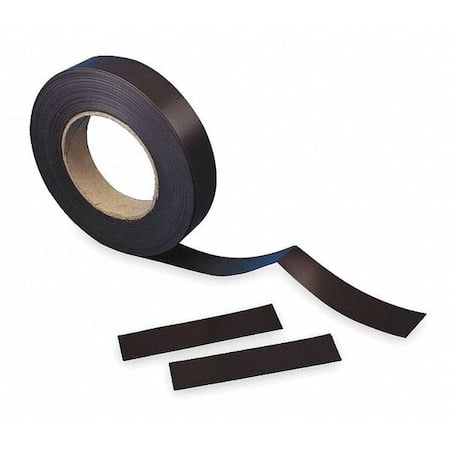 Magnetic Label Roll, W 3 In, L 50 Ft, Black MPN:MP300