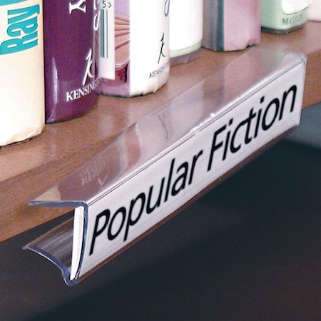 Shelf Clip Label Holder, 7/8INX6IN, PK10 MPN:WSC-1006