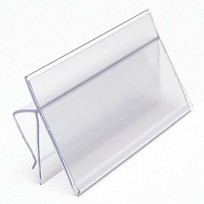 Label Holder Clear Smooth Slide-In PK25 MPN:BC-24