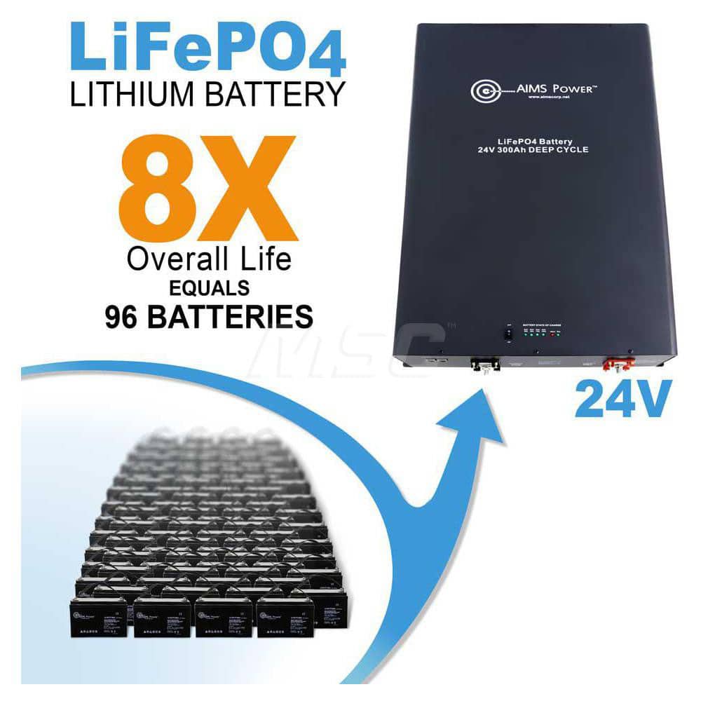 LiFePO4 Battery: Lithium-ion Phosphate MPN:LFP24V300A