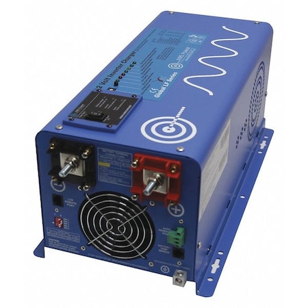 Power Inverter and Battery Charger, Pure Sine, 6, 000 W Peak, 2, 000 W Continuous, 2 Outlets MPN:PICOGLF20W48V120VR