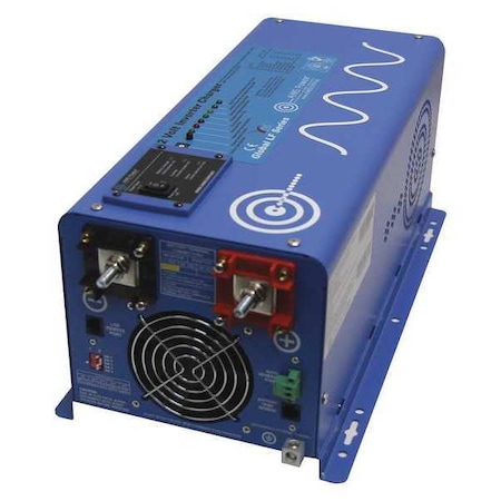 Power Inverter and Battery Charger, Pure Sine, 9, 000 W Peak, 3, 000 W Continuous, 2 Outlets MPN:PICOGLF30W12V120VR