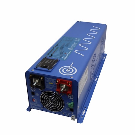 Power Inverter and Battery Charger, Pure Sine, 18, 000 W Peak, 6, 000 W Continuous, 1 Outlets MPN:PICOGLF60W48V120V