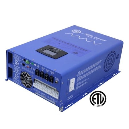 Power Inverter and Battery Charger, Pure Sine, 24, 000 W Peak, 8, 000 W Continuous, 1 Outlets MPN:PICOGLF80W48V240VS