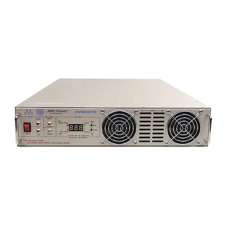 Power Inverter, Pure Sine, 6, 000 W Peak, 3, 000 W Continuous, 2 Outlets MPN:PRM3000W24120S