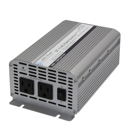 Power Inverter, Modified Sine, 2500 W Peak, 1, 250 W Continuous, 2 Outlets MPN:PWRB1250