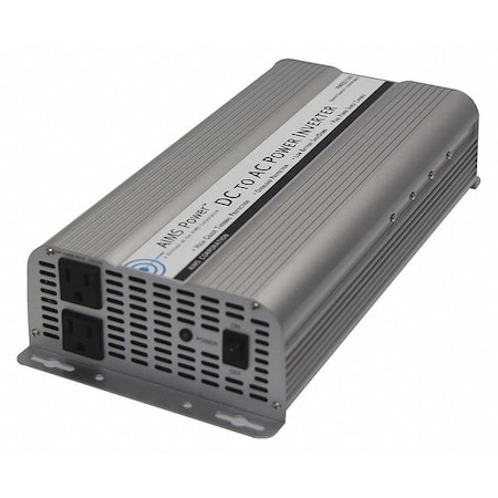 Power Inverter, Modified Sine, 5, 000 W Peak, 2, 500 W Continuous, 2 Outlets MPN:PWRB2500