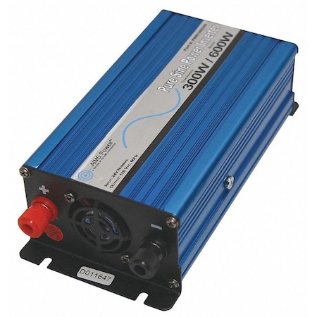 Power Inverter, Pure Sine, 600 W Peak, 300 W Continuous, 1 Outlets MPN:PWRI30024S