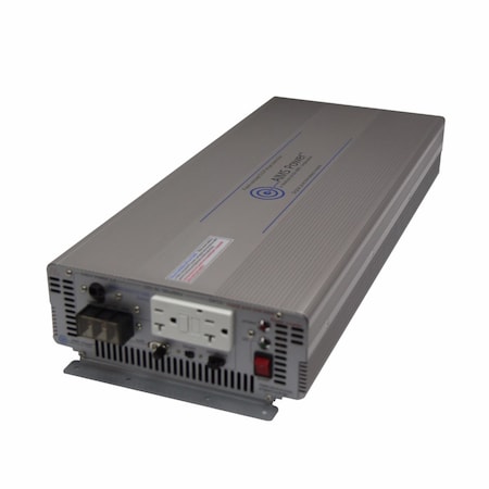 Power Inverter, Pure Sine, 6, 000 W Peak, 3, 000 W Continuous, 2 Outlets MPN:PWRIG300024120S