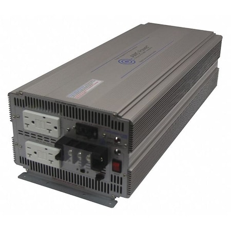 Power Inverter, Pure Sine, 1, 0000 W Peak, 5, 000 W Continuous, 4 Outlets MPN:PWRIG500012120S