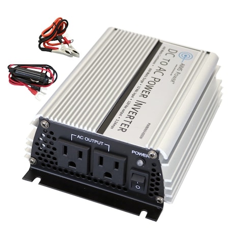 Power Inverter, Modified Sine, 800 W Peak, 400 W Continuous, 2 Outlets MPN:PWRINV400W