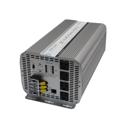 Power Inverter, Modified Sine, 1, 0000 W Peak, 5, 000 W Continuous, 4 Outlets MPN:PWRINV500036W