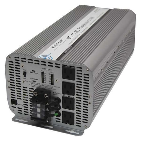 Power Inverter, Modified Sine, 16, 000 W Peak, 8, 000 W Continuous, 4 Outlets MPN:PWRINV8KW12V